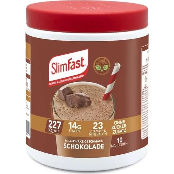 SlimFast Milchshake-Pulver Schokolade 375 g