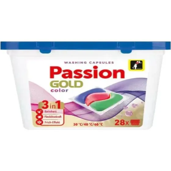 Passion Gold Farbwaschkapseln Color 3in1, 28 Stück