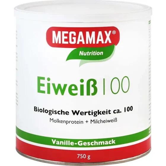 MEGAMAX Eiweiß 100 Vanille 750 g