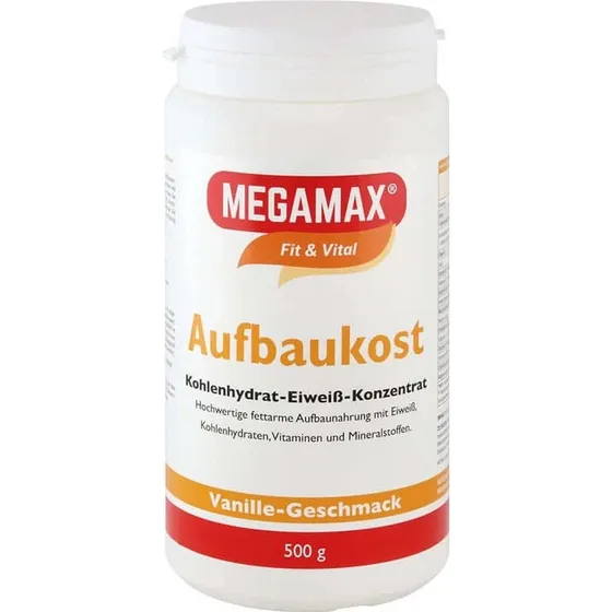 MEGAMAX Aufbaukost Vanille 500 g
