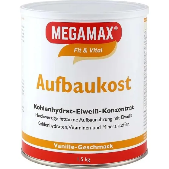 MEGAMAX Aufbaukost Vanille 1,5 kg