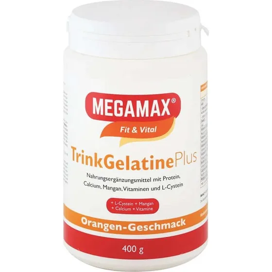 MEGAMAX Trinkgelatine Kollagen Plus 400 g