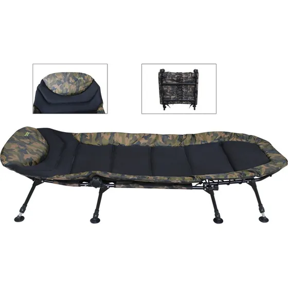 MK 5 Seasons Camou Pro Deluxe 8-Bein Karpfenliege