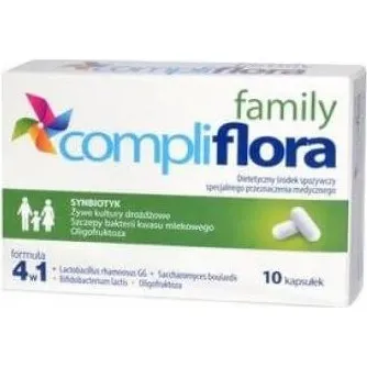 Compliflora Familie Synbiotikum - 10 Kapseln