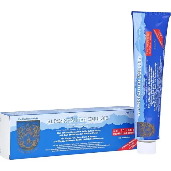 Alpenkräuter Emulsie 200 ml - Revitalisierende Kräuterpflege