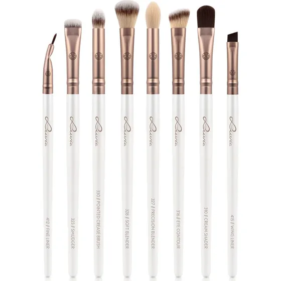 Luvia Cosmetics All Eye Want 8-teiliges Augenpinsel-Set