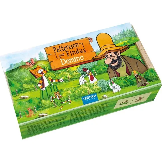 Holz-Domino Pettersson und Findus
