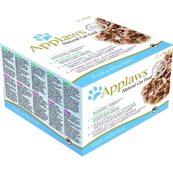 Applaws Fish Selection Multipack - 3 Sorten Nassfutter für Katzen