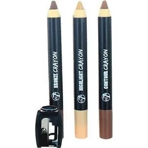 W7 Face Shaping Contoux Stix 3er-Set mit Anspitzer
