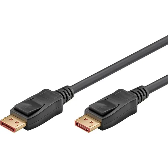 Goobay DisplayPort™ 2.1 Kabel 80 Gbit/s, 1,0 m