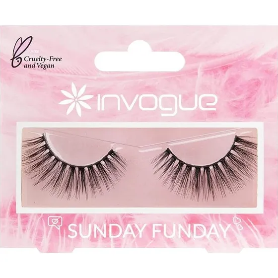 Invogue Sunday Funday Künstliche Wimpern, 1 Paar