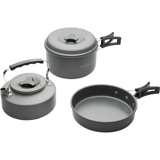 Trakker Armolife Complete Cookware Set, 3-teilig, Aluminium