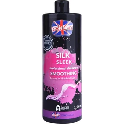 Ronney Silk Sleek Shampoo für feines & stumpfes Haar, 1000 ml