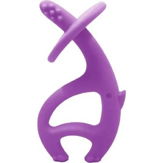 Mombella Beißring Dancing Elephant, Lila Silikon, P8100