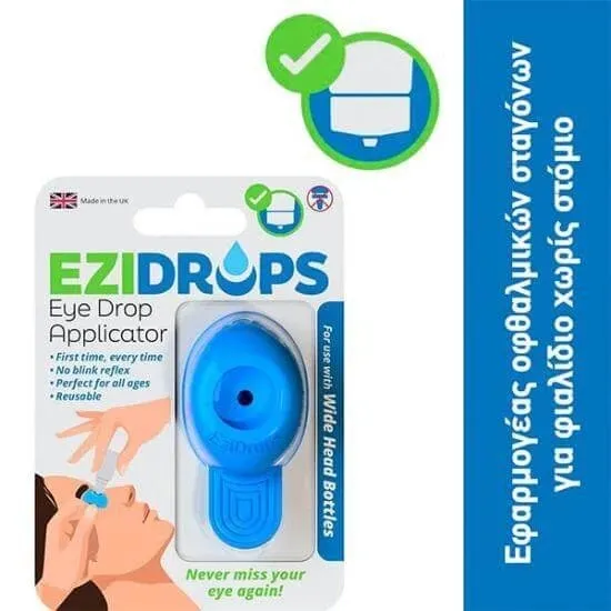 EZIDROPS Augentropfen-Applikator für Flaschen ohne Mundstück