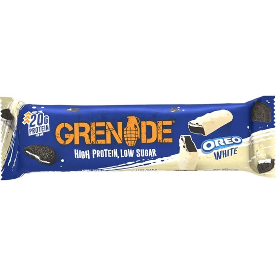 Grenade High Protein Oreo White Proteinriegel, 60g