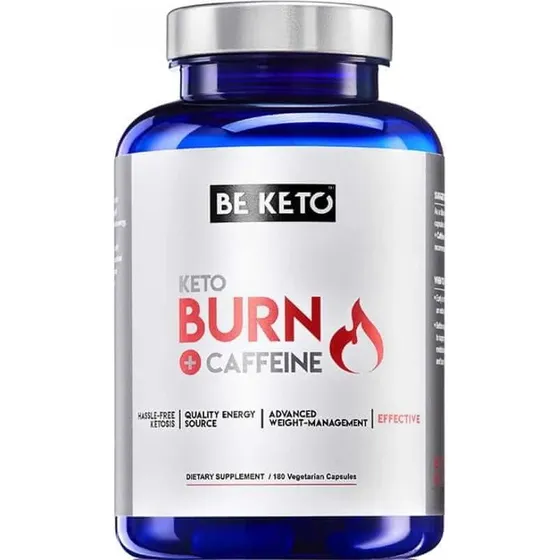 BeKeto Keto Burn mit Koffein - 180 Kapseln
