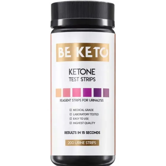 BeKeto Keton-Teststreifen, 200 Stück