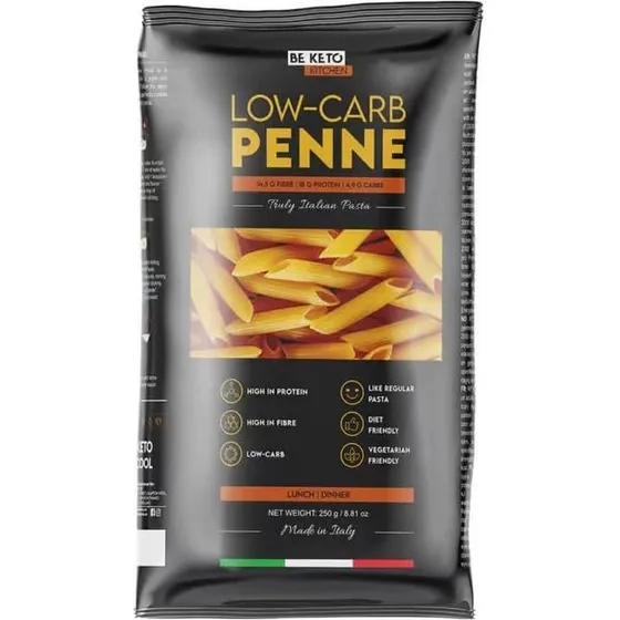 BeKeto Penne Nudeln 250g - Low Carb & Proteinreich