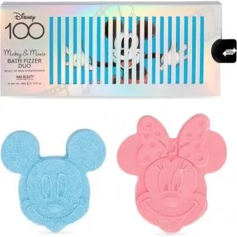 Mad Beauty Disney 100 Bath Fizzer Duo Mickey & Minnie (2x100g)