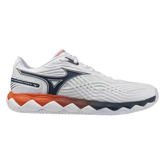 Mizuno Wave Enforce Tour 2 CC Padel-Schuhe Weiß/Rot