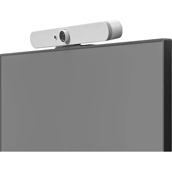 Logitech Rally Bar Mini Videokonferenzsystem, 4K Ultra HD, Weiß