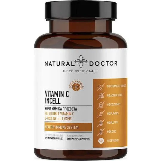 Natural Doctor Vit C Incell - Vitamin C Kapseln (120 Stück)