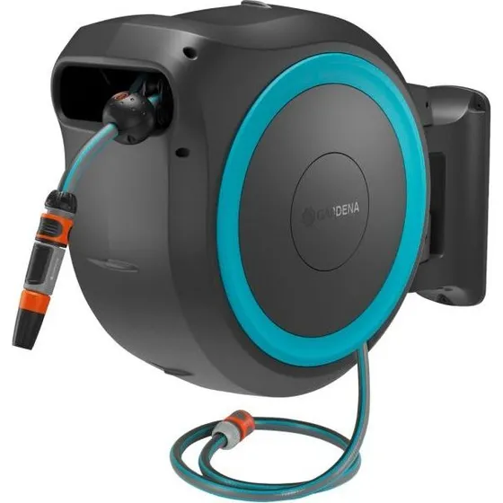 GARDENA PowerRoll XL 35m Akku-Wand-Schlauchaufroller