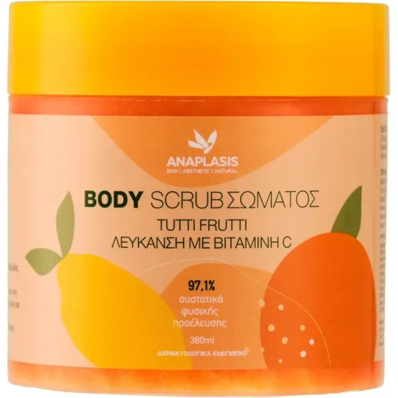 Anaplasis Tutti Frutti Body Scrub mit Vitamin C & Meersalz, 380ml