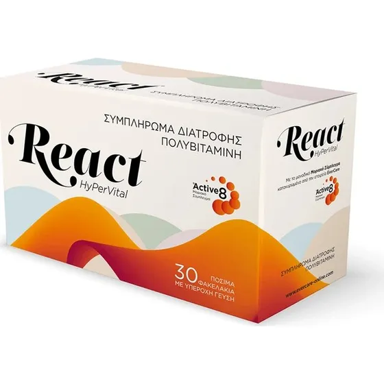 EverCare React HyPerVital Multivitamin-Pulver, 30 Beutel
