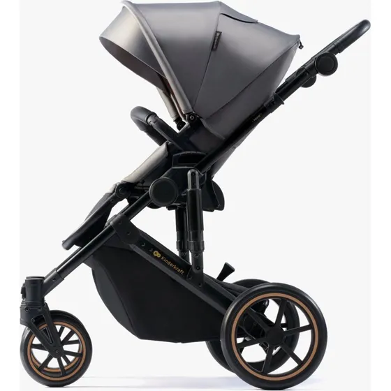 Kinderkraft Prime 2 2-in-1 Kombikinderwagen, Shadow Grey