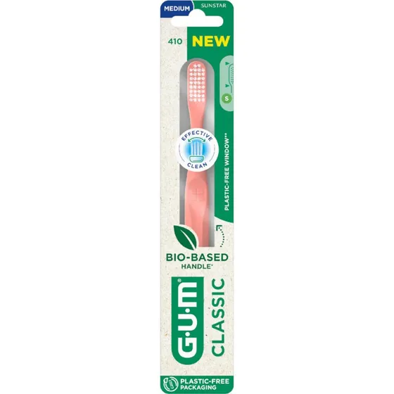 GUM Classic 410 medium kompakt Zahnbürste