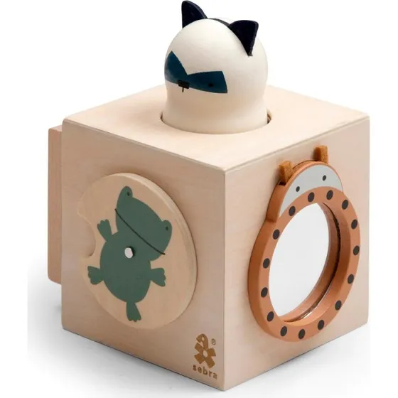 Sebra Entdeckerwrfel Woodland aus Holz