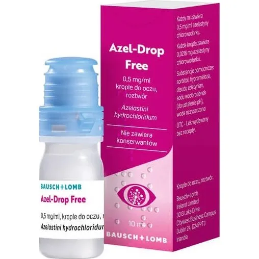 Azel-Drop Free Augentropfen, 0,5 mg/ml, 10 ml Flasche