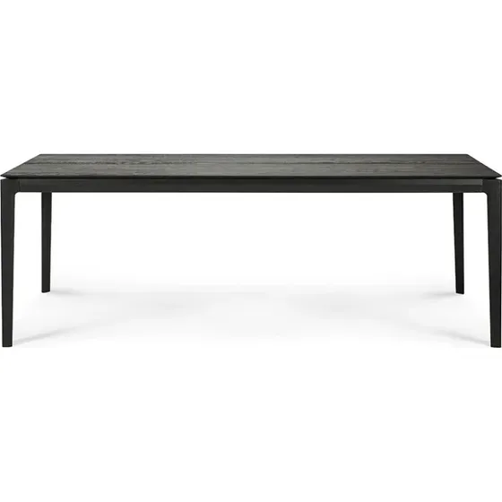 Ethnicraft Esstisch Bok Schwarz - Getöntes Eichenholz - 220x95 cm