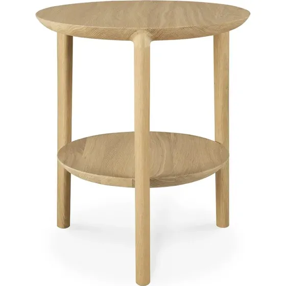 Ethnicraft Beistelltisch Bok aus massiver Eiche, Natur