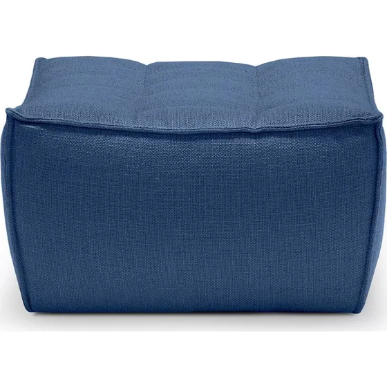 Ethnicraft Sofa N701 Modulierbar - Blau - Designer Jacques Deneef