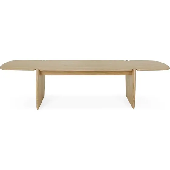 Ethnicraft PI Couchtisch aus massiver Eiche, Natur, 155x58 cm