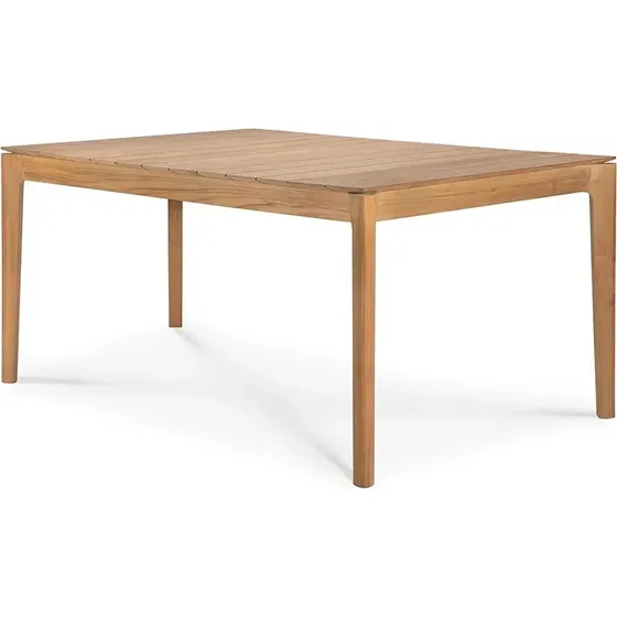 Ethnicraft Bok Esstisch aus massivem Teakholz, 162x80 cm