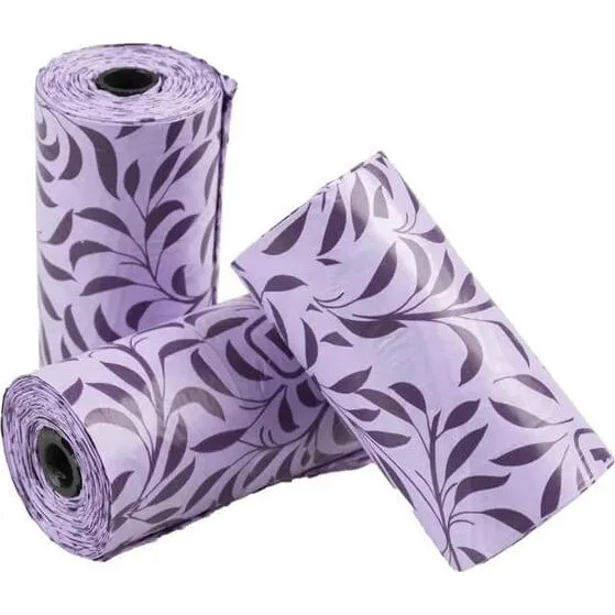 Duvoplus Poopidog Spice Lavender Hundekotbeutel, 4 x 15 Stück