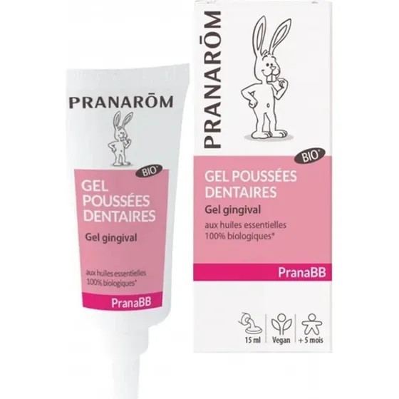 Pranarôm Pranabb Bio Zahnfleischgel für Babys, 15ml