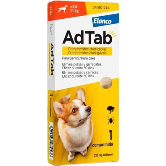 AdTab 225mg Kautabletten für Hunde (5,5-11kg)