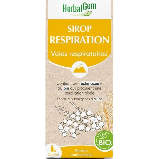 Herbalgem Bio-Sirup für die Bronchialatmung, 150 ml