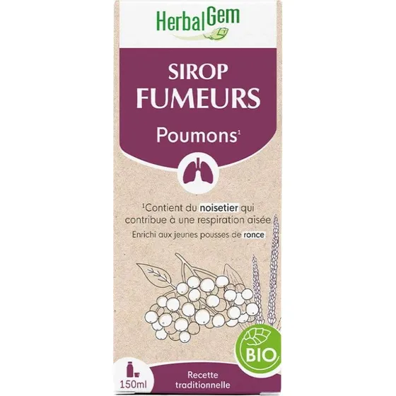 Herbalgem Bio-Sirup für Raucher 150ml