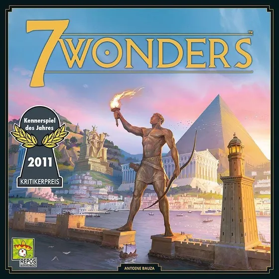 Asmodee 7 Wonders - Das Brettspiel (Neues Design)