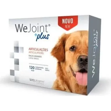 WePharm WeJoint Plus Gelenk-Nahrungsergänzung für große Hunde, 120 Tab.