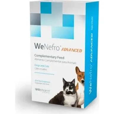 Wepharm WeNefro Advanced Ergänzungsfuttermittel für Hunde & Katzen, 30 ml