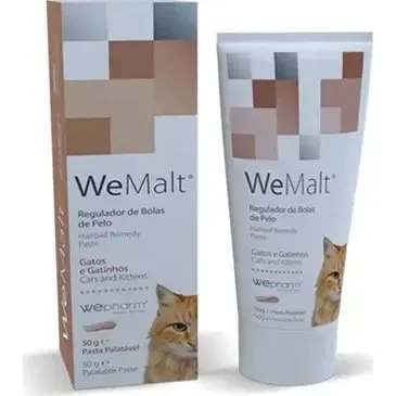 WeMalt schmackhafte Paste gegen Trichobezoare für Katzen, 50g