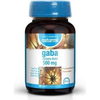 Naturmil GABA 500 mg - 60 Tabletten zur Unterstützung der Schlafqualität