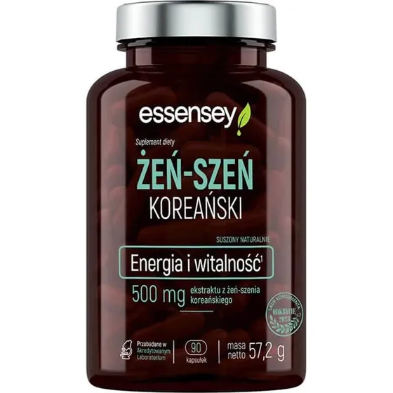 Essensey Koreanischer Ginseng, 90 Kapseln